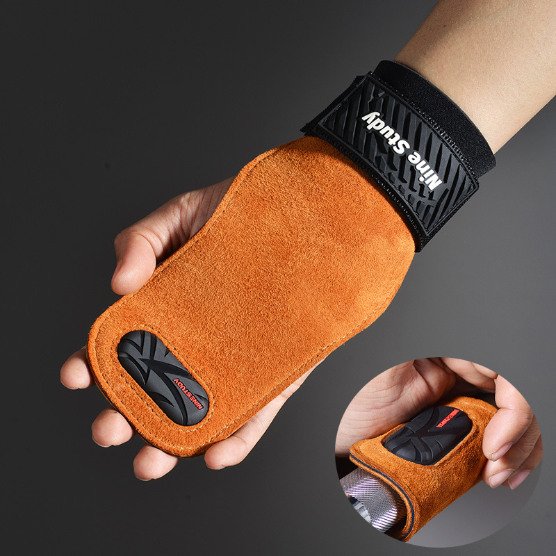 Crossfit Training Gear - Перчатки из воловьей кожи для тяжелой